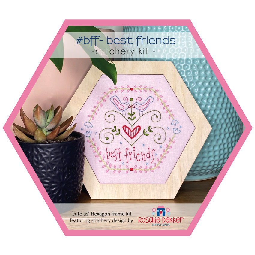 #bff - Best Friends Stitchery Kit