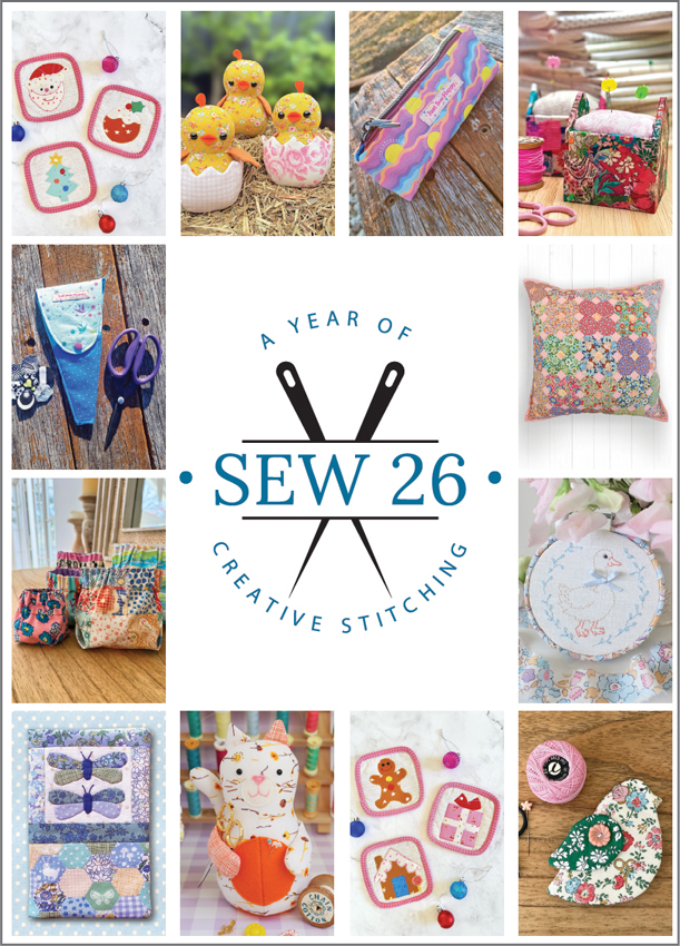 Sew '26 - A Year Of Creative Stitching PRE ORDER - Shipping from 27 Oct