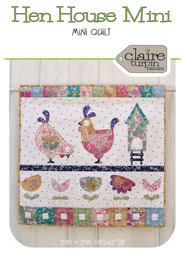 Hen House - Mini Quilt