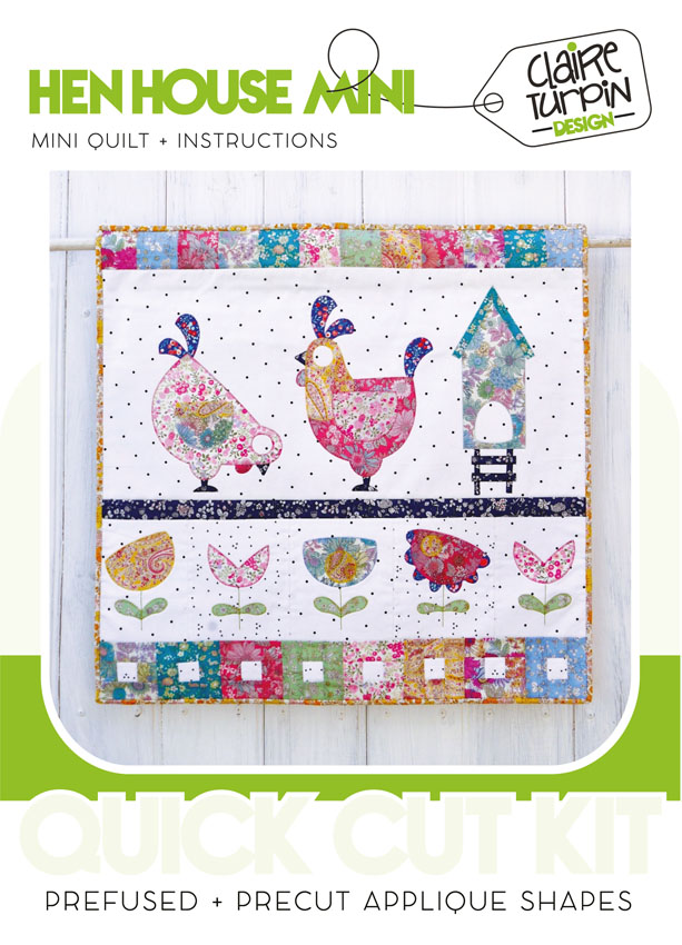 Hen House Mini Quilt - Quick Cut Kit