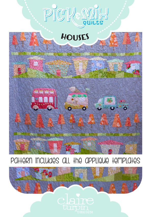 Houses - Complete pattern with Applique