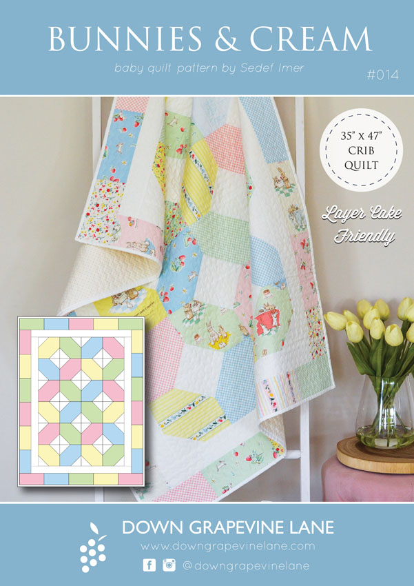 Bunnies & Cream - Crib Quilt