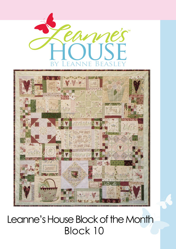 Leanne's House Block of The Month - Block 10