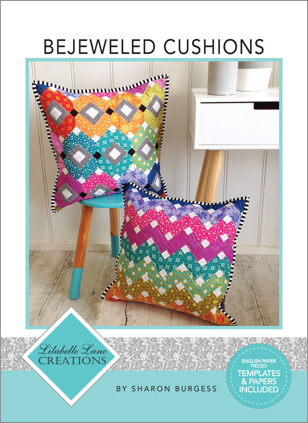 Bejeweled Cushions - Includes EPP Papers & Templates