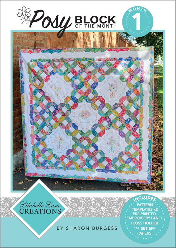 Posy Block of the Month - Block 1