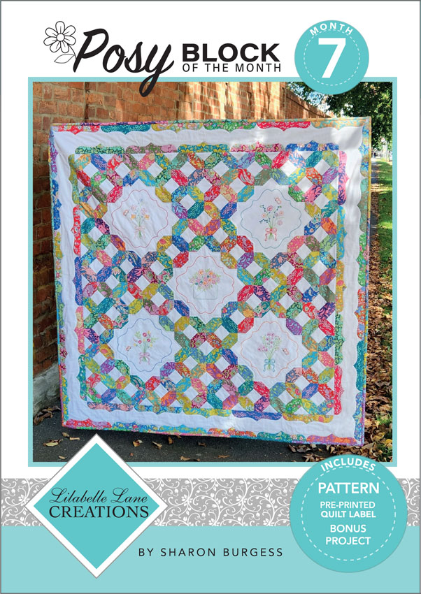 Posy Block of the Month - Block 7