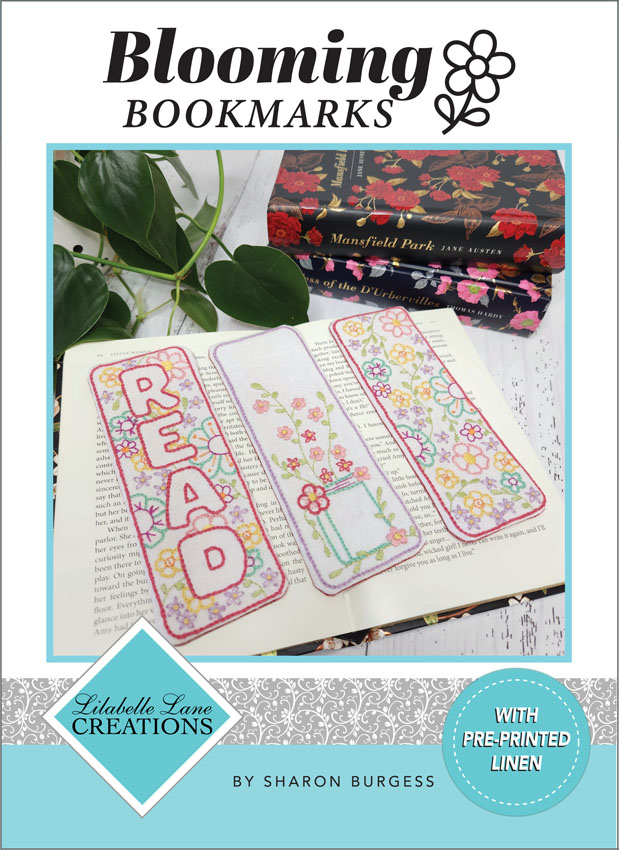 Blooming Bookmarks - Includes Pre Printed Linen
