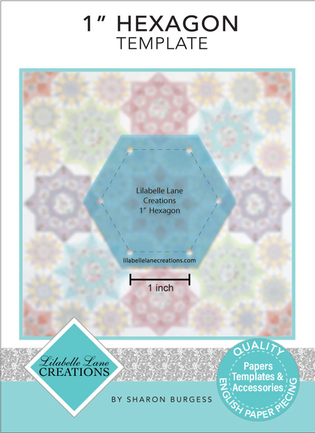 1" Hexagon Template