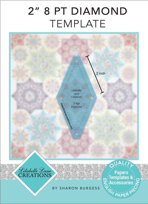 2" 8 Point Diamond Template