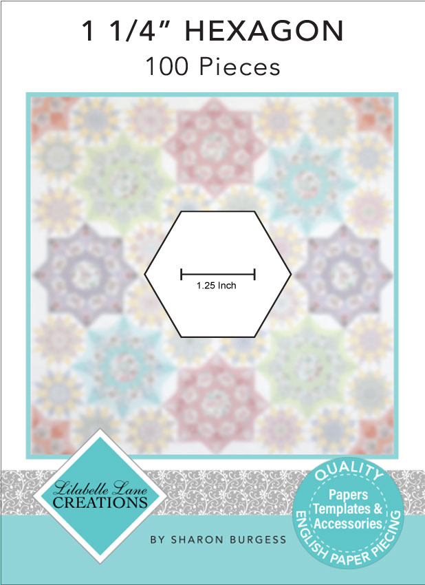 1.25" Hexagon EPP Papers - 100 Pack