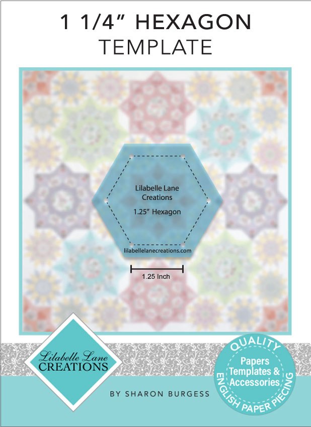 1.25" Hexagon Template