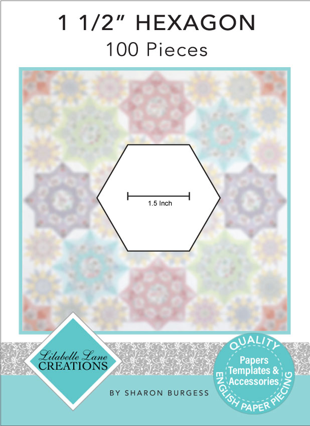 1.5" Hexagon EPP Papers - 100 Pack