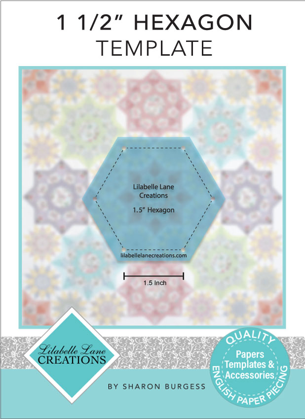 1.5" Hexagon Template