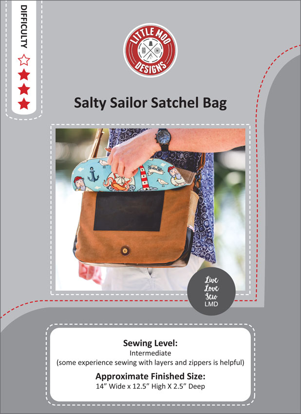 Salty Sailor Satchel Bag