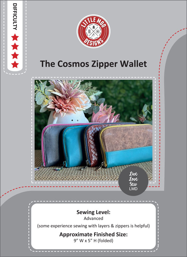 Cosmos Zipper Wallet