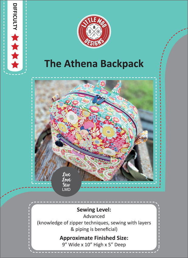 Athena Backpack - Tilda Wallflower Version