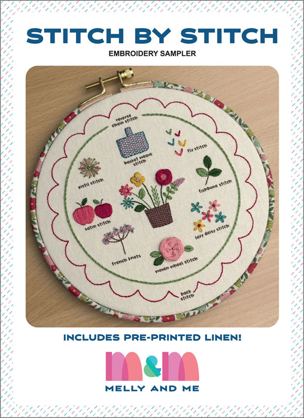 Stitch By Stitch - Pre-printed Linen Included