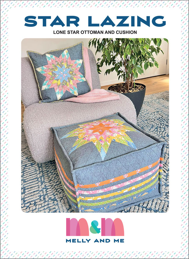 Star Lazing Ottoman & Cushion Set