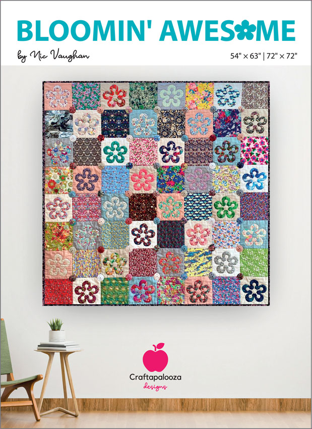 NV001 - Bloomin' Awesome Quilt - Craftapalooza | Creative Abundance