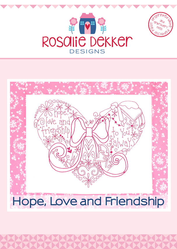 Hope, Love and Friendship - Pink floss