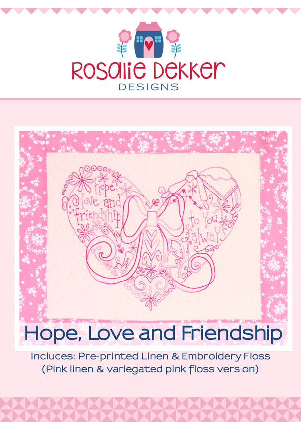 Hope, Love and Friendship - Variegated floss