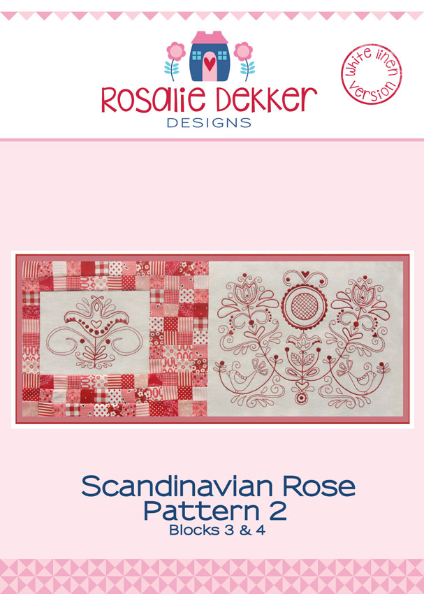 Scandinavian Rose Block 2