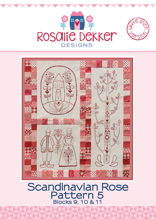 Scandinavian Rose Block 5