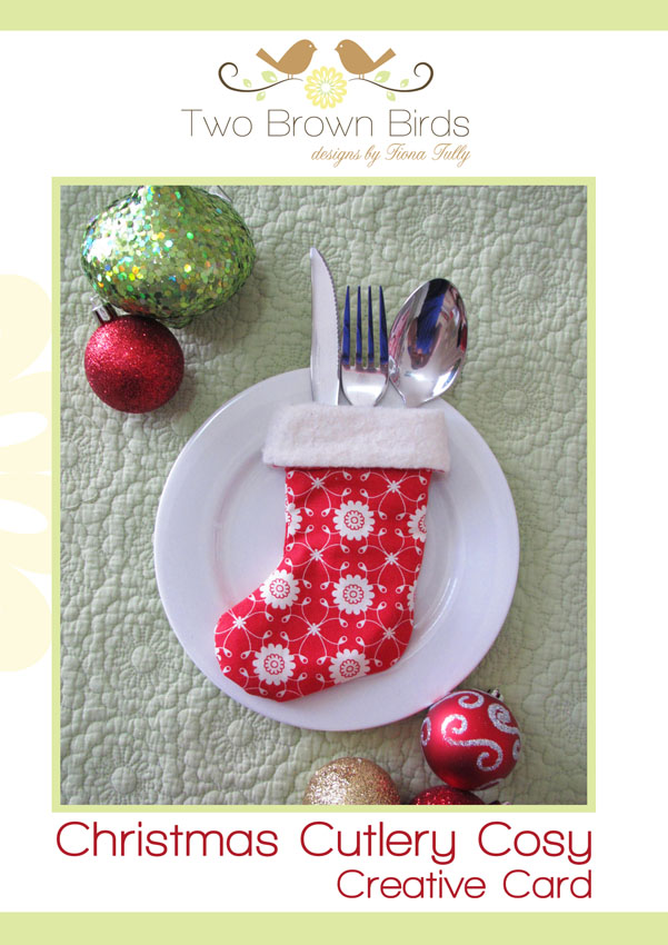 Christmas Cutlery Cosy (Creative Card)