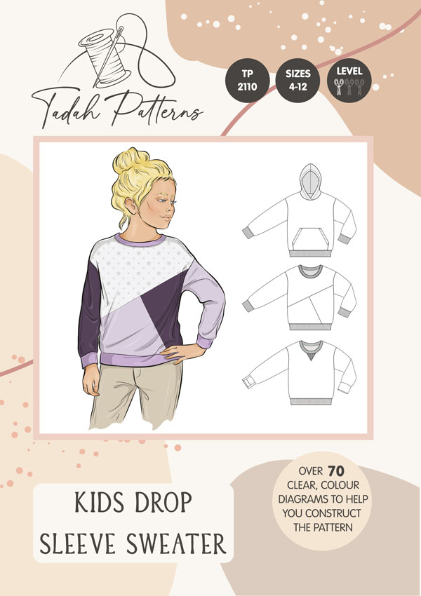 Kids Drop Sleeve Sweater