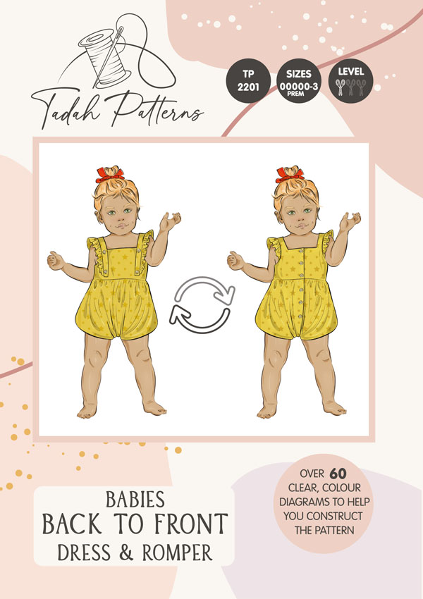 Baby Back to Front Dress & Romper