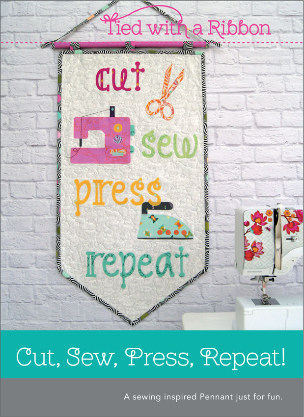 Cut, Sew, Press, Repeat - Pennant