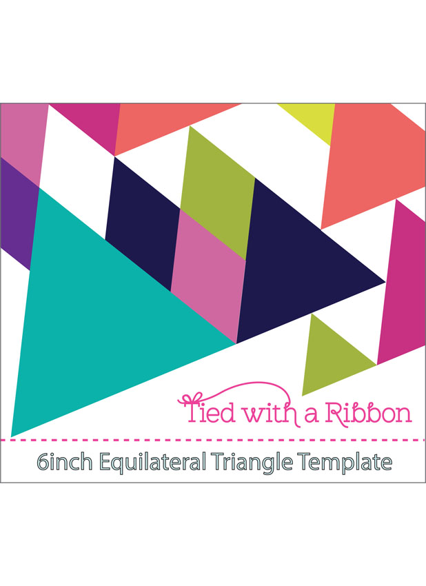 6" Equilateral Triangle Template