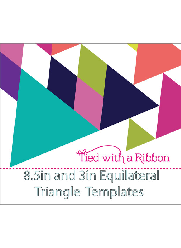 8.5in & 3in Equilateral Triangle Template Set