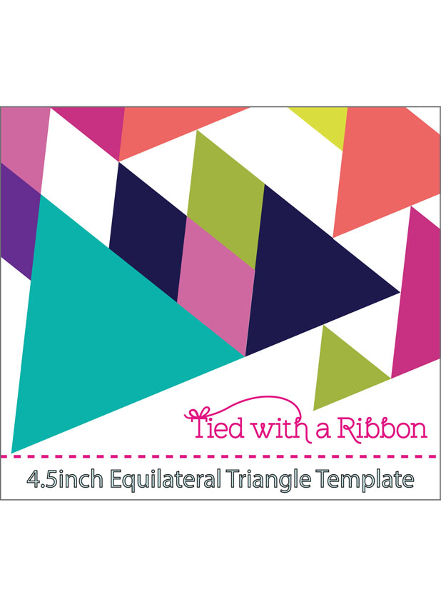 4.5" Equilateral Triangle Template