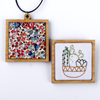 Cute As - Square 2" Bamboo Stitchery Frames