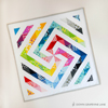 Rainbow Swirl - Single Jumbo Creative Card