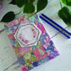 Time For Me Notebook Cover - Includes  Pre Printed White Linen