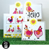 Chooks - 4 pack of Any Occasion Cards