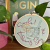 Gin Addict - Includes Pre Printed Linen on Sage or White