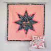 Twisted Lone Star - Quilt & Cushion