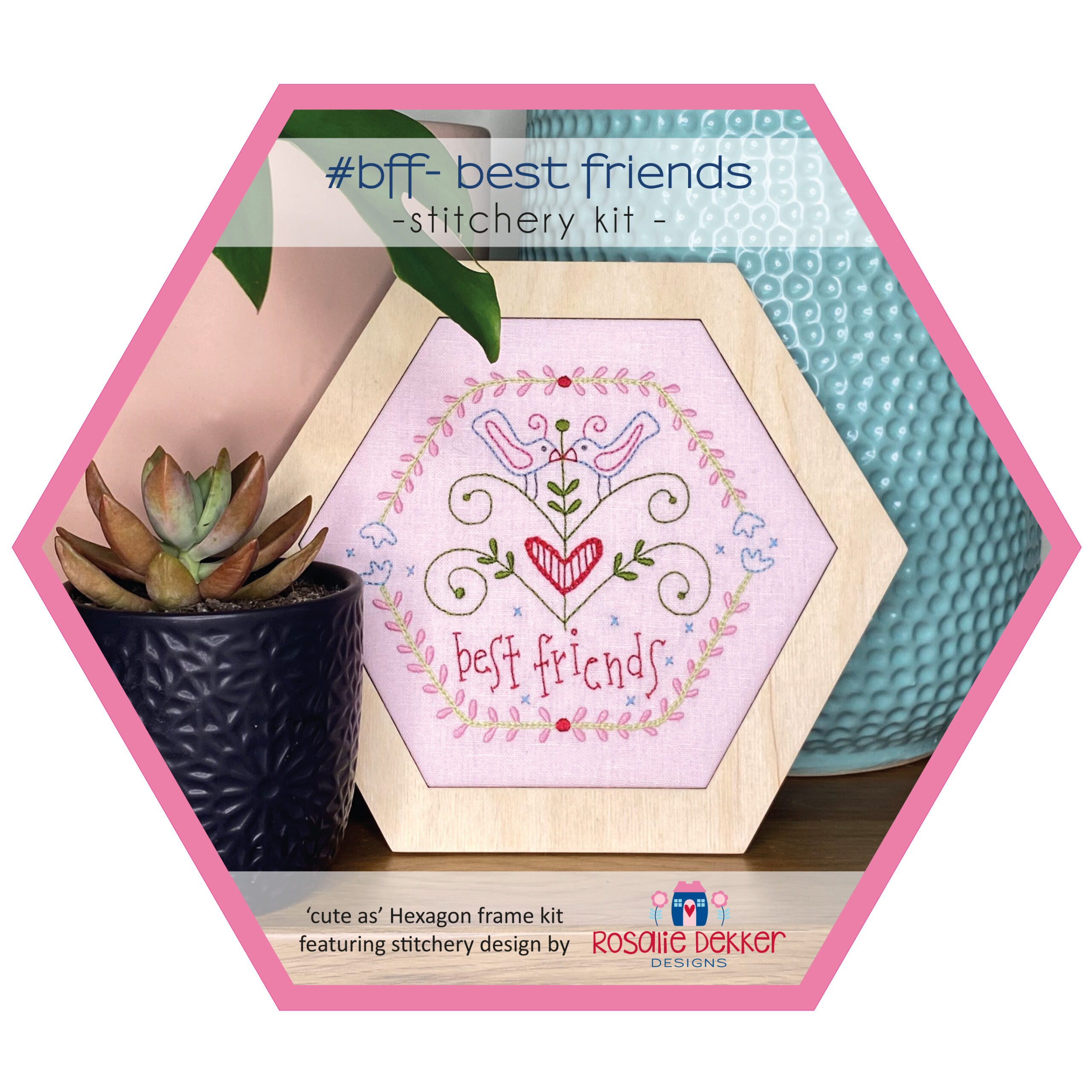 CA027 #BFF Best Friends Stitchery Kit