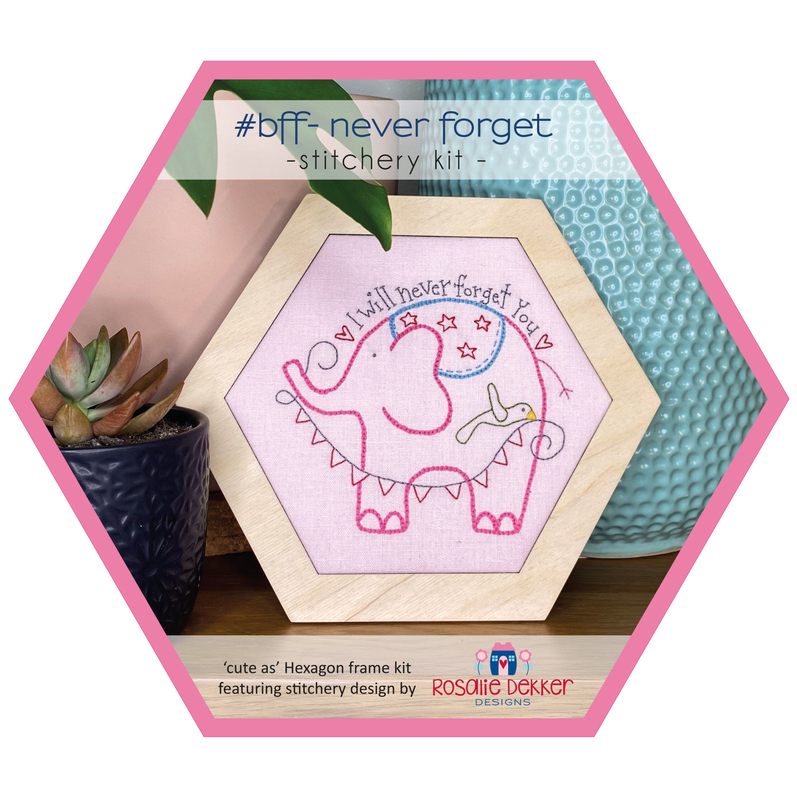 CA028 #BFF Never Forget Stitchery Kit