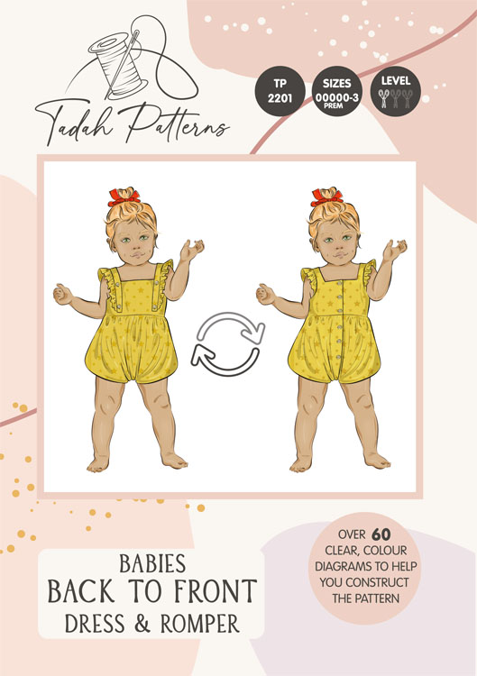 TP2201 Baby Back to Front Dress & Romper