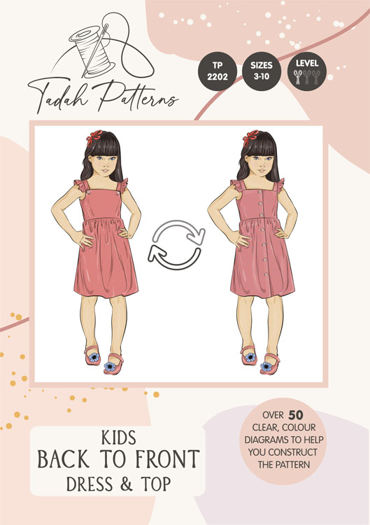 TP2202 Kids Back to Front Dress