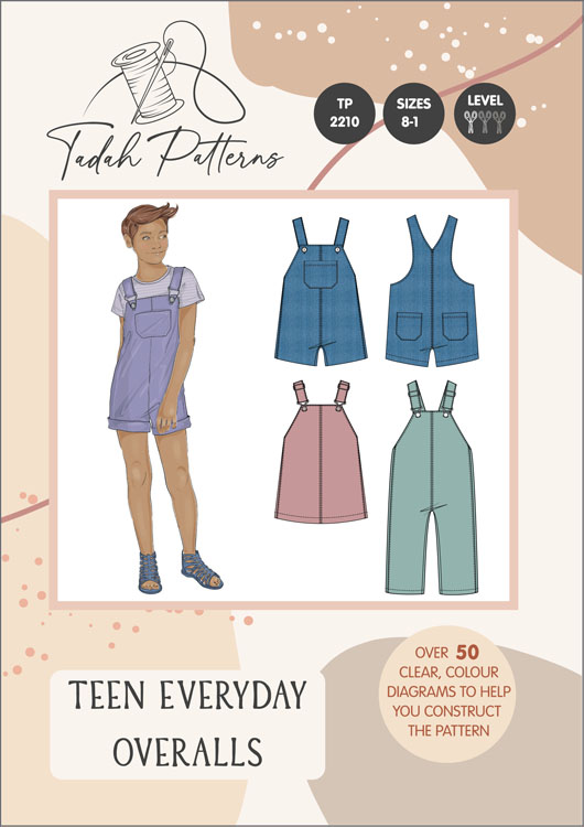 TP2210 Teen Everyday Overalls