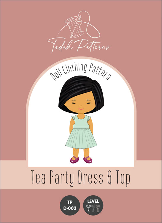 TPD003 Dolls Tea Party Dres & Top